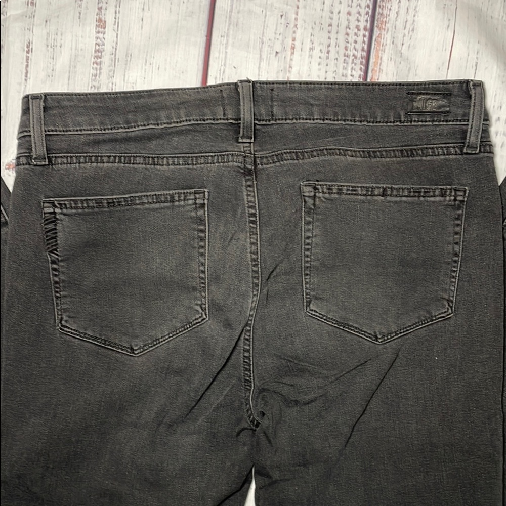 PAIGE Black Skinny Jeans Stretchy Denim - Picture 4 of 11